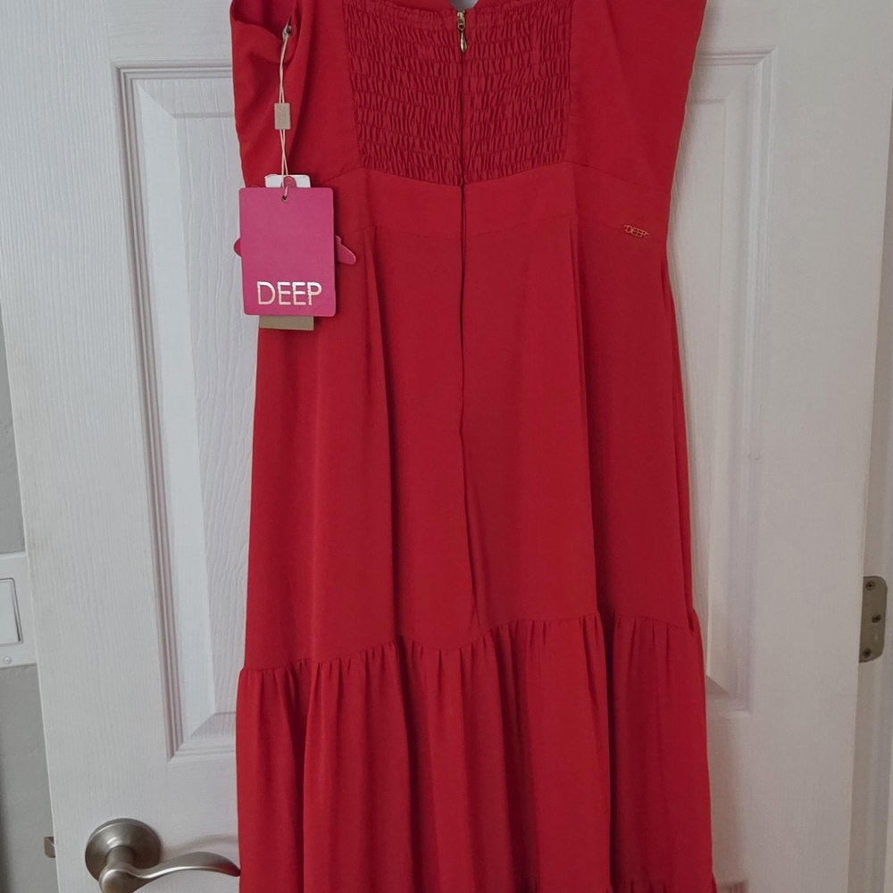 10.Deep Red Maxi Dress - Picture 7 of 7